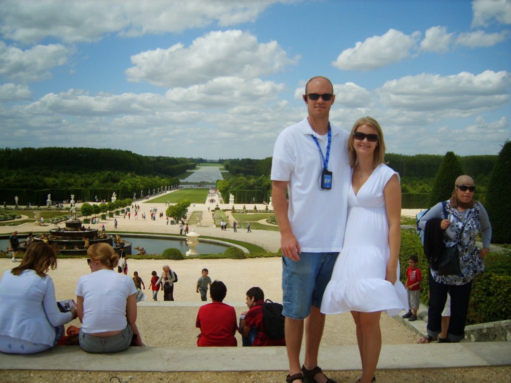 at the Palace of Versailles